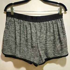 Reebok Women CrossFit/ Running Bootie Lined Shorts Black and Gray Size Large